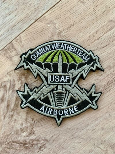 Лот: 21448092. Фото: 1. Вышивка эмблема США USAF Airborne. Вышивание
