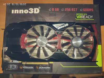 Лот: 12437132. Фото: 1. Видеокарта Inno 3D GTX 1070. Видеокарты