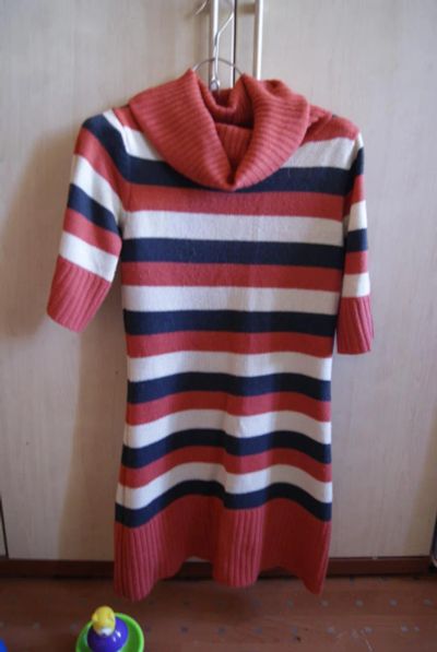 Лот: 5363213. Фото: 1. трикотажное платье -туника 46-48р. Платья