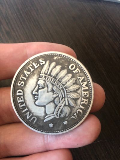 Лот: 17751196. Фото: 1. 1 доллар 1851 год копия редкой... Америка