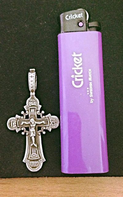 Лот: 3616321. Фото: 1. Крест серебро. Кулоны, подвески