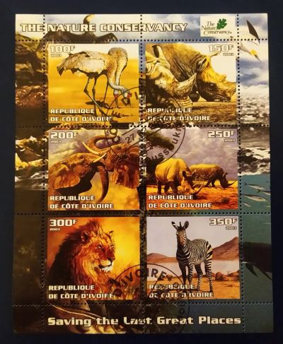 Лот: 21043807. Фото: 1. Кот Д`Ивуар (Берег Слоновой Кости... Марки