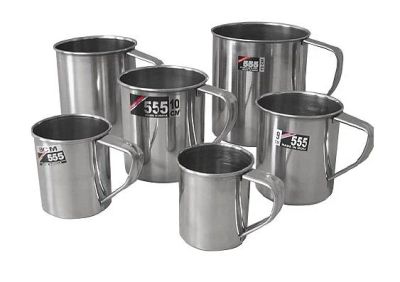 Лот: 6817495. Фото: 1. Кружка "555", нержавеющая сталь... Туристическая, походная мебель