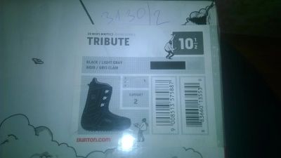 Лот: 6714218. Фото: 1. Ботинки для сноуборда Burton размер... Ботинки