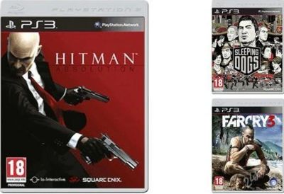 Лот: 1616646. Фото: 1. Hitman: Absolution + Sleeping... Игры для консолей