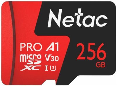 Лот: 20526356. Фото: 1. Карта памяти MicroSD Netac 256GB... Карты памяти