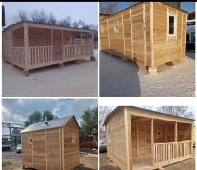 Лот: 20067025. Фото: 1. Каркасная баня, бытовка, хозблок... Бытовки, вагончики строительные