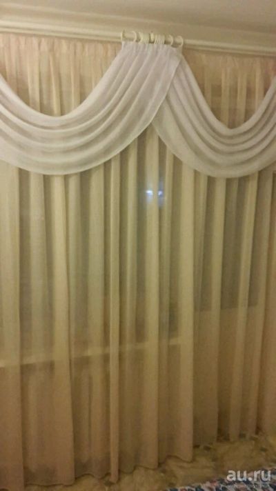 Лот: 9806933. Фото: 1. Штора с ламбрикеном. Шторы, тюль