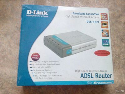 Лот: 9191890. Фото: 1. D-link adsl-роутер DSL-562T. Маршрутизаторы (роутеры)