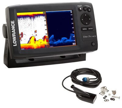 Лот: 3905226. Фото: 1. Lowrance Elite-7x HDI 83/200/455... Эхолоты