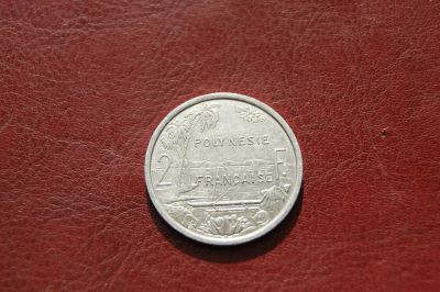 Лот: 25888857. Фото: 1. Французская Полинезия - 2 франка... Австралия и Океания