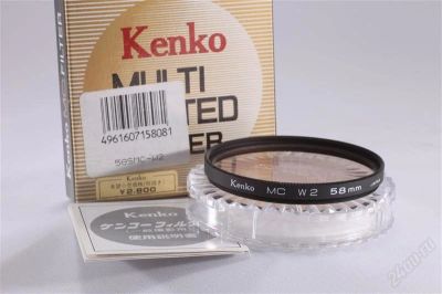 Лот: 2193744. Фото: 1. Фильтр Kenko MC W2 58mm NEW OLD... Светофильтры