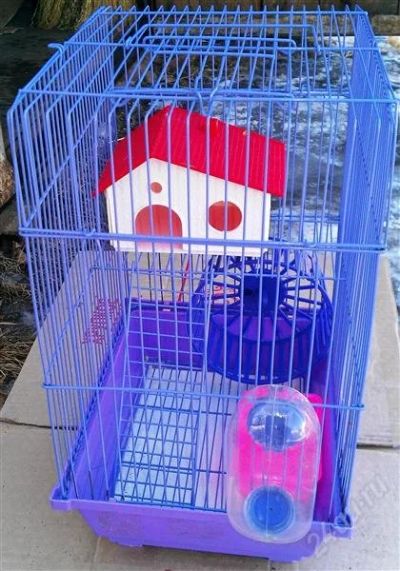 Лот: 1695187. Фото: 1. Клетка для хомяка. Домики, переноски, клетки, когтеточки