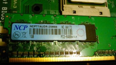 Лот: 8713519. Фото: 1. Оперативная память NCP DDR2 1Gb... Оперативная память