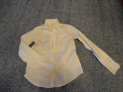 Лот: 4984704. Фото: 1. Рубашка Benetton 146-158 см примерно. Рубашки, блузки, водолазки