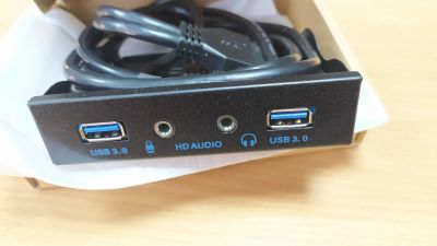 Лот: 19937260. Фото: 1. Панель фронтальная USB 3.0 порты... Шлейфы, кабели, переходники