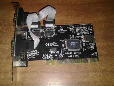 Лот: 2441840. Фото: 1. Карта расширения на 2 COM порта... Платы расширения, контроллеры, доп. порты