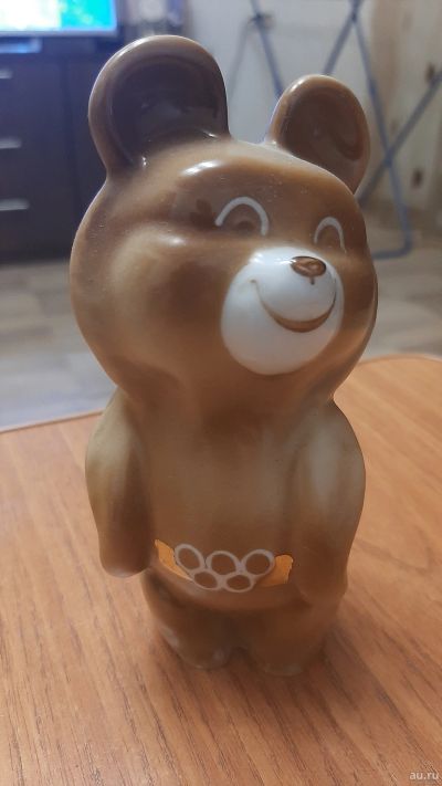 Лот: 18263855. Фото: 1. Олимпийский мишка СССР фарфор. Фарфор, керамика