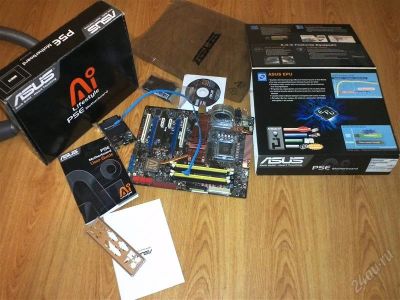 Лот: 2191286. Фото: 1. Материнская плата ASUS P5E. Материнские платы