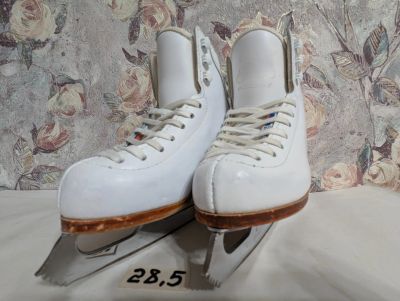 Лот: 25857138. Фото: 1. Раз: 28.5/18 - Graf Etude - Кожа... Коньки