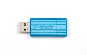 Лот: 4639874. Фото: 1. Флешка USB 16 ГБ Verbatim Pinstripe... USB-флеш карты
