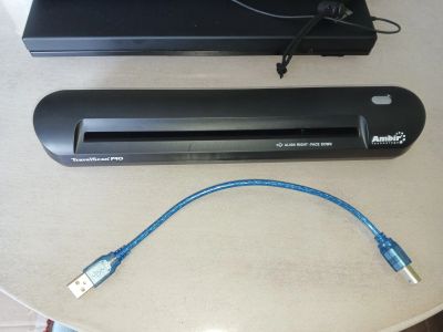 Лот: 21639173. Фото: 1. Сканер протяжный портативный Ambir... Сканеры