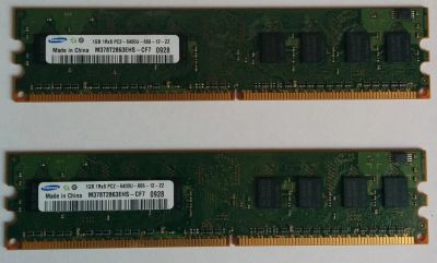 Лот: 4947912. Фото: 1. Память Samsung DDR2 1GB РС2 -... Оперативная память