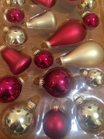 Лот: 6599088. Фото: 1. Набор ёлочных украшений (игрушек... Гирлянды, шарики, новогодние аксессуары