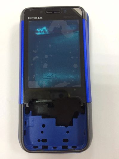 Лот: 10581195. Фото: 1. Корпус Nokia 5610 Синий Pixel... Корпуса, клавиатуры, кнопки