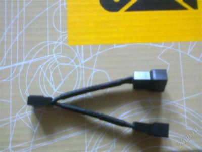 Лот: 2120051. Фото: 1. Переходник 4-pin на 2 кулера Y-... Шлейфы, кабели, переходники