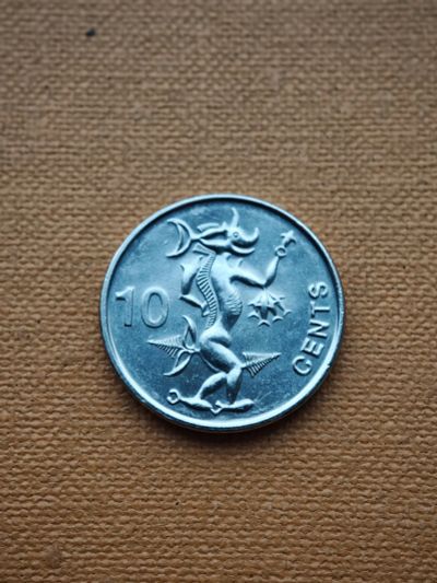 Лот: 25888350. Фото: 1. Соломоновы Острова 10 центов 2012. Австралия и Океания