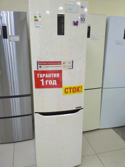 Лот: 13266927. Фото: 1. Холодильник lg ga-b499 seqz(6165306... Холодильники, морозильные камеры