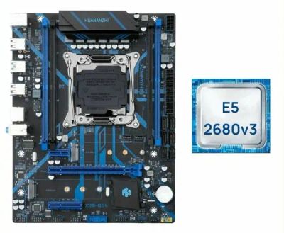 Лот: 25195345. Фото: 1. Мат.плата S2011V3 Huananzhi X99-QD4... Материнские платы