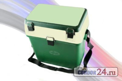 Лот: 5190032. Фото: 1. Ящик для зимней рыбалки,цвет зелёный... Ящики, сумки, коробки и чехлы