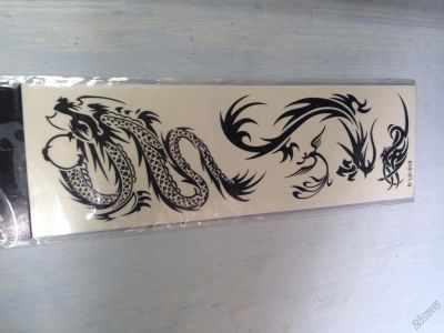 Лот: 5614357. Фото: 1. Наклейка, тату "дракон". Другое (дети растут)