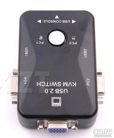 Лот: 16811899. Фото: 1. Переключатель KVM для поочерёдной... Другое (периферия)