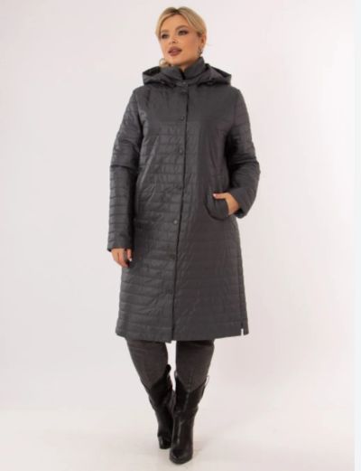 Лот: 25856555. Фото: 1. Пуховик плащ женский. Верхняя одежда