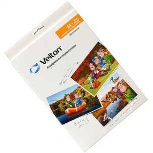 Лот: 6022462. Фото: 1. Фотобумага Velton, A4, микропористая... Бумага