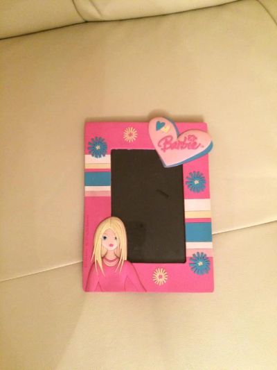 Лот: 6731433. Фото: 1. Розовая фоторамка. Фоторамки, фотоальбомы