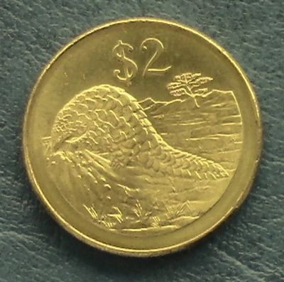 Лот: 8403485. Фото: 1. Зимбабве 2 доллара 2001г, 2002г... Африка