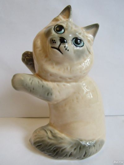 Лот: 18564586. Фото: 1. Кошка Невская ,авторская керамика... Фарфор, керамика
