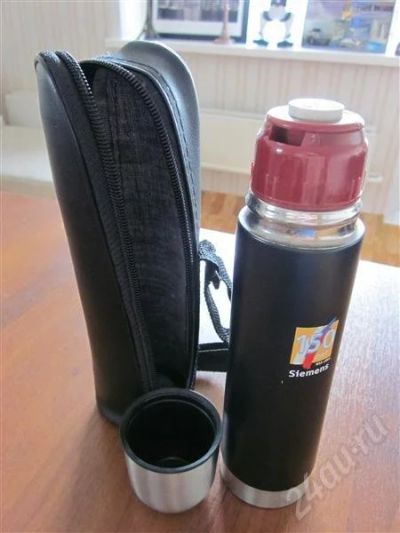 Лот: 568003. Фото: 1. Термос Siemens вместимосьт около... Кружки, стаканы, бокалы