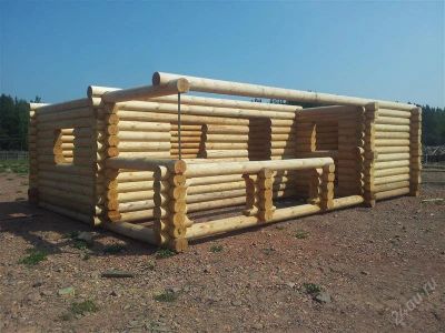 Лот: 2806258. Фото: 1. Сруб из оцилиндрованного бревна... Срубы, бани, дома