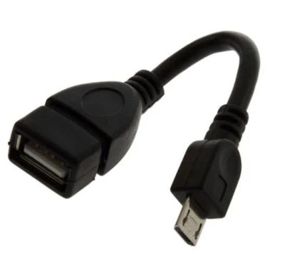 Лот: 4448596. Фото: 1. Кабель OTG USB microUSB - USB... Шлейфы, кабели, переходники