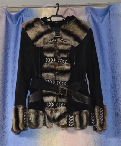 Лот: 3368421. Фото: 1. Куртка женская натуральная замша. Верхняя одежда