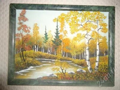 Лот: 603484. Фото: 1. Продам картину 15х20см натур.камень. Аксессуары