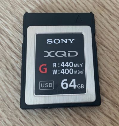 Лот: 16005646. Фото: 1. Карта памяти Sony XQD 64Gb, W440... Карты памяти