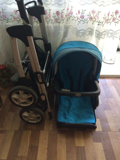 Лот: 8184993. Фото: 1. Коляска Geoby с реверсивным Блоком. Коляски