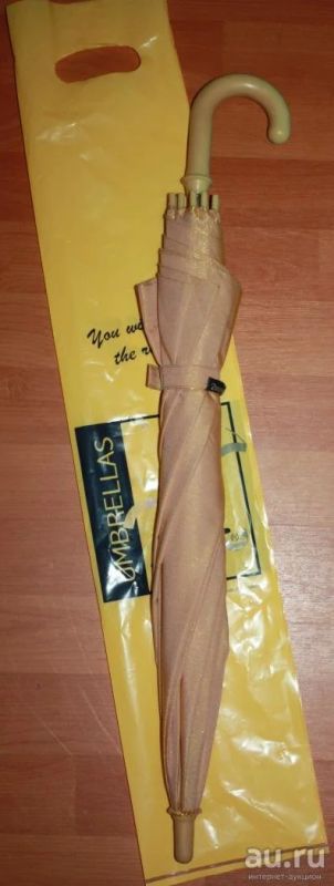 Лот: 8263716. Фото: 1. Красивый детский зонт цвета золото... Другое (одежда и аксессуары)