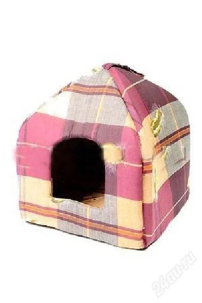 Лот: 2627231. Фото: 1. домик "вигвам" для кошки или собаки. Домики, переноски, клетки, когтеточки